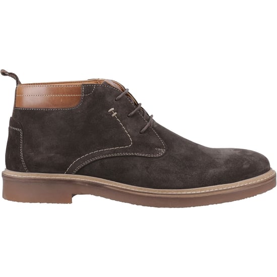 Hush Puppies Gideon Suède Heren Chocolade Enkellaarsjes - Image 5