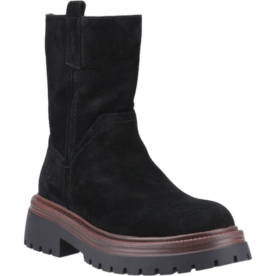 Hush Puppies Rebecca Suede Women's Black Boots - Image 1