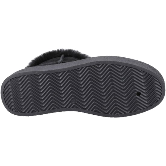 Hush Puppies Becca Mid Mocka Kvinnors Svarta Stövlar - Image 3