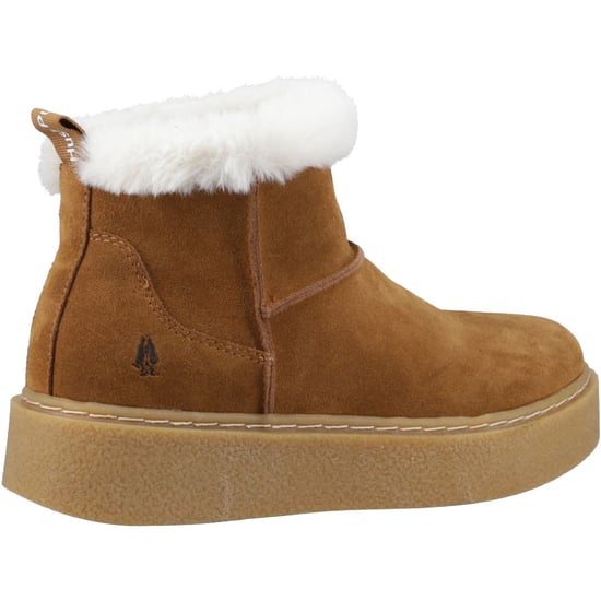 Hush Puppies Becca Dames Suède Tan Winter Enkellaarzen - Image 2