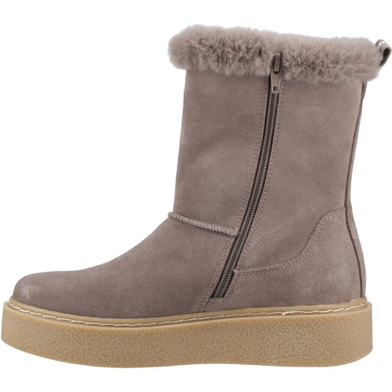 Hush Puppies Becca Mid Mocka Kvinnors Taupe Stövlar - Image 4