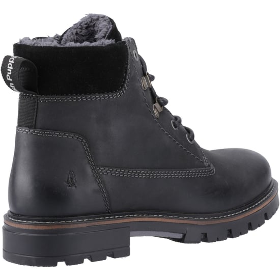 Hush Puppies Pier Herr Skinn Svarta Ankelstövlar - Image 2