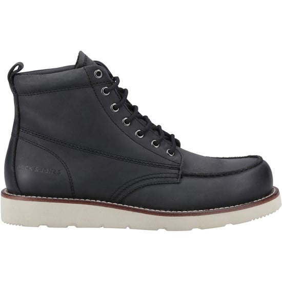 Jack & Jones Toronto Leather Men's Black Ankle Boots - Image 5
