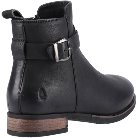 Hush Puppies Elise Leren Dames Zwarte Boots - Image 2
