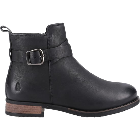 Hush Puppies Elise Leren Dames Zwarte Boots - Image 5
