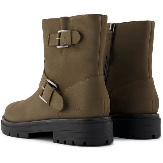 TOMS Ionie Moto Läder Kängor för Kvinnor - Image 2