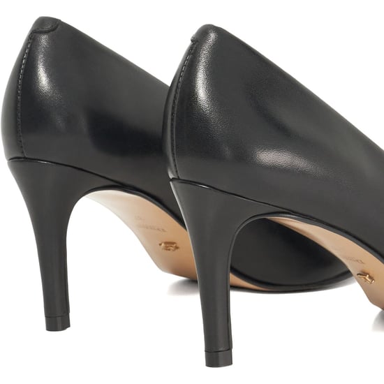 Dune Aspiring Leather Women's Black Shoes - Image 2