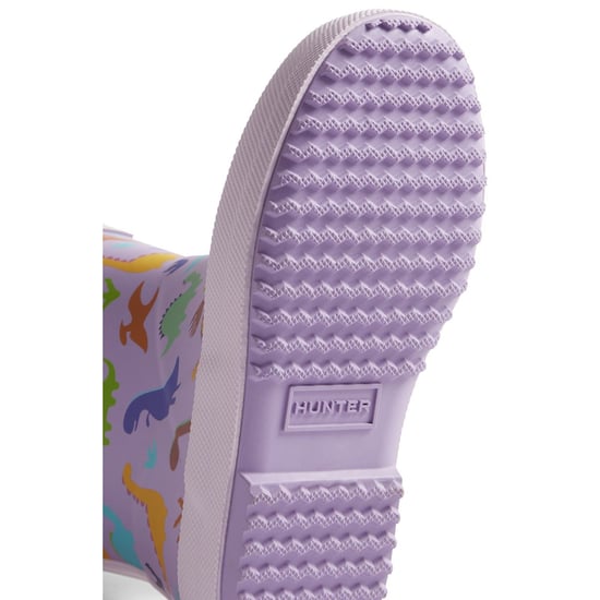 Hunter Kids Dinosaur Boot Rubber Purple Dinosaur Wellington Boots - Image 3