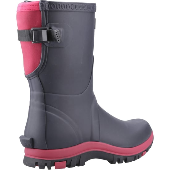 Cotswold Realm Rubberen Dames Regenlaarzen Marineblauw/roze - Image 2
