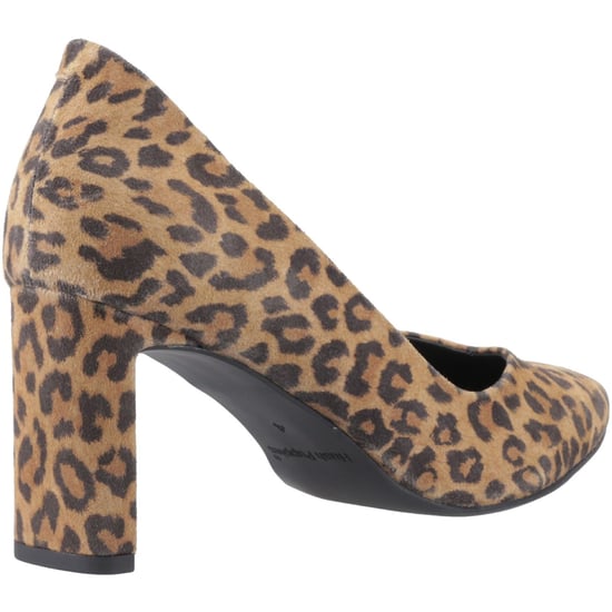 Hush Puppies Olivia Dames Suède Luipaard Ronde Pumps - Image 2