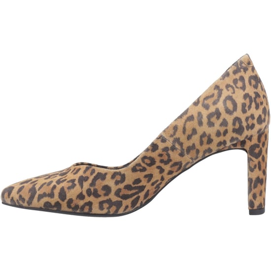 Hush Puppies Olivia Dames Suède Luipaard Ronde Pumps - Image 4