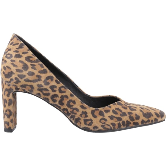 Hush Puppies Olivia Dames Suède Luipaard Ronde Pumps - Image 5