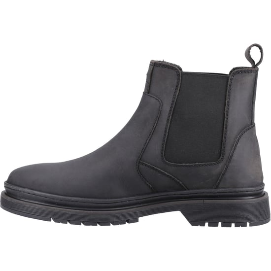 Hush Puppies Jamie Leather Men's Black Boots - Image 4