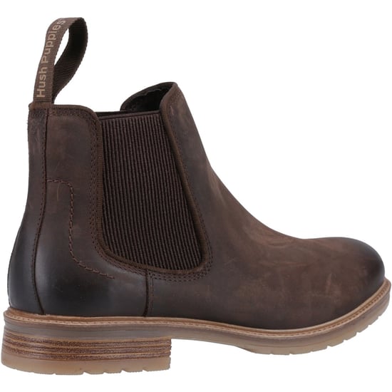 Hush Puppies Russell Leather Men's Brown Boots - Image 2