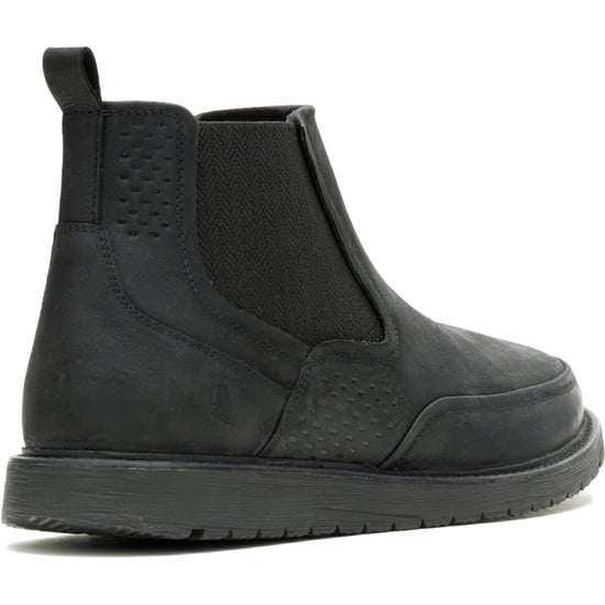 Hush Puppies Jenson Leather Men's Black Boots - Image 2