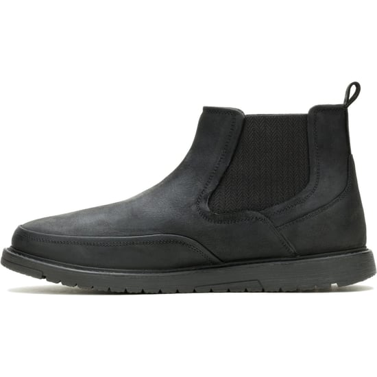 Hush Puppies Jenson Leather Men's Black Boots - Image 5