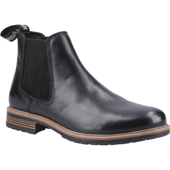 Hush Puppies Russell Leather Men's Black Boots - Image 1