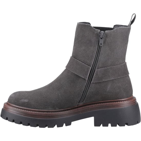 Hush Puppies Raye Mocka Dam Charcoal Platta Chelsea Stövlar - Image 4