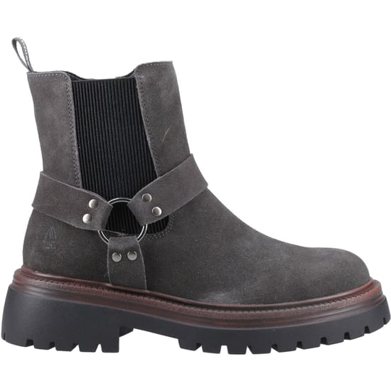 Hush Puppies Raye Mocka Dam Charcoal Platta Chelsea Stövlar - Image 5