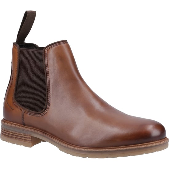 Hush Puppies Russell Leather Men's Tan Boots - Image 1