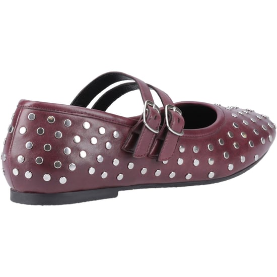 Hush Puppies Nixie Leren Dames Plum Schoenen - Image 2