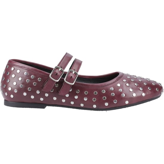 Hush Puppies Nixie Leren Dames Plum Schoenen - Image 5