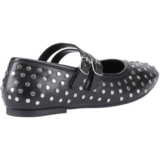 Hush Puppies Nixie Dames Schoenen Van Zwart Leer - Image 2