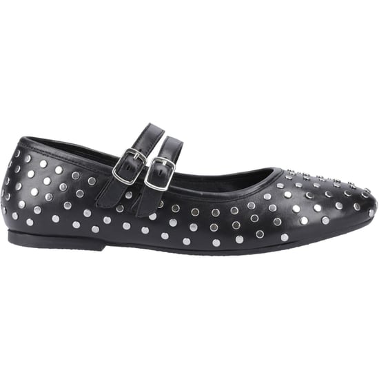 Hush Puppies Nixie Dames Schoenen Van Zwart Leer - Image 5