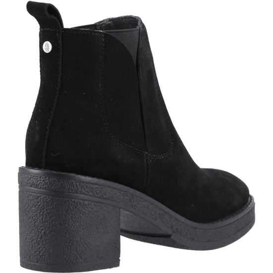 Hush Puppies Felicia Suede Women's Black Heeled Chelsea Boots - Image 2
