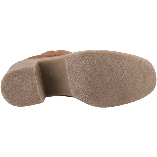 Hush Puppies Felicia Suede Women's Tan Heeled Chelsea Boots - Image 3