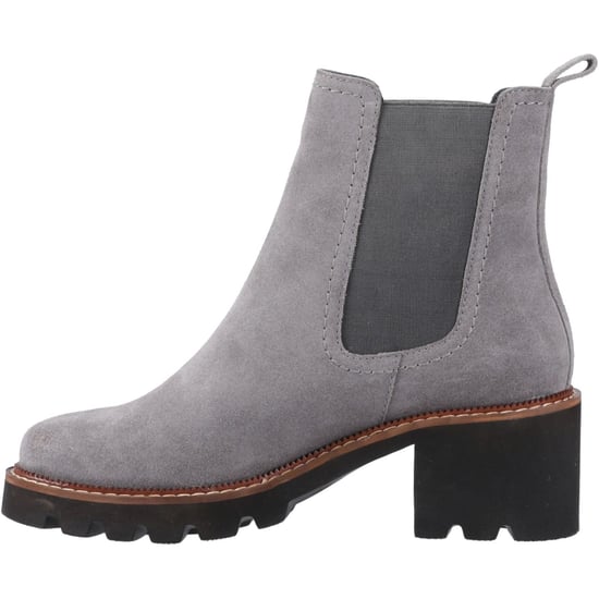 Hush Puppies Gaia Leather Women's Grey Heeled Chelsea Boots - Image 4