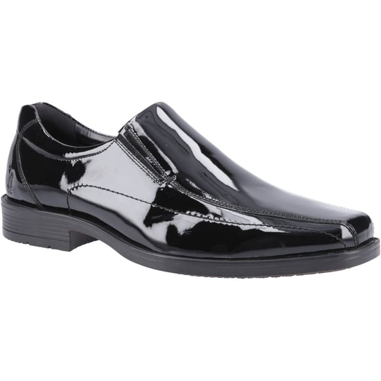 Hush Puppies Brody läder herr svarta slip-on skor - Image 1