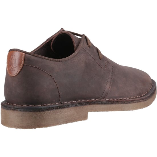 Hush Puppies Scout Leather Men's Waxy Brown Lace-Up Shoes - Image 2