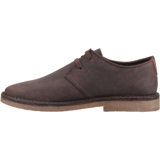 Hush Puppies Scout Leather Men's Waxy Brown Lace-Up Shoes - Image 4