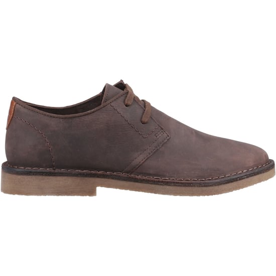 Hush Puppies Scout Leather Men's Waxy Brown Lace-Up Shoes - Image 5