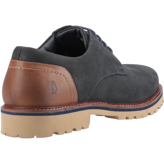 Hush Puppies Marcus Nubuck Heren Navy Veterschoenen - Image 2