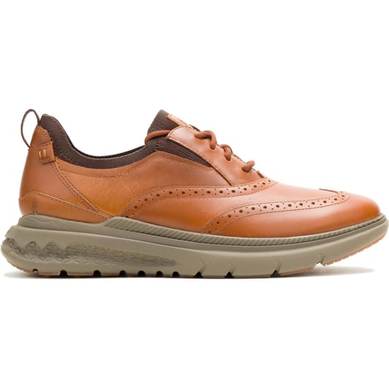 Hush Puppies Excel Leather Men's Cognac Lace-Up Shoes - Image 6