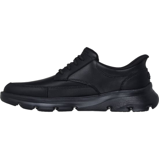 Skechers Arch Fit Garza Rowan Läderskor för Män Svart Snörskor - Image 4