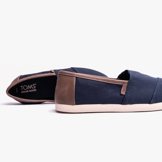 Toms Alpargata Mens Espadrilles Navy - Image 3