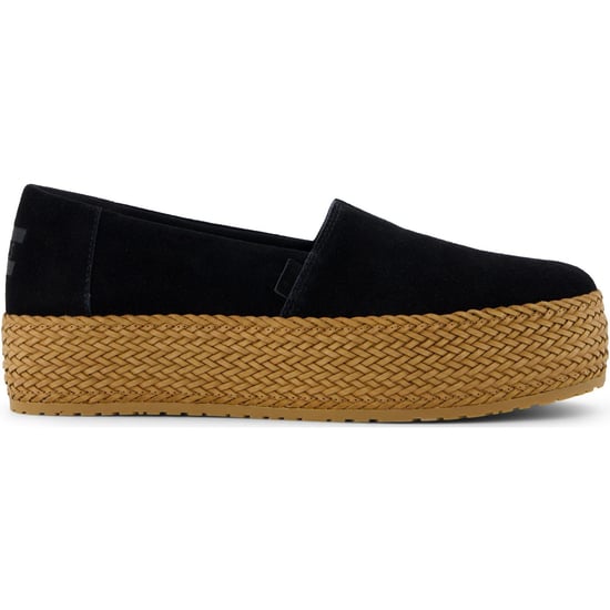TOMS Valencia Leren Zwarte Espadrilles Voor Dames - Image 4