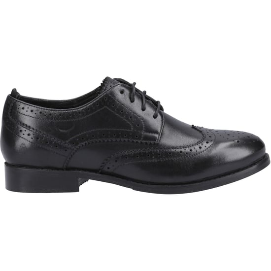 Hush Puppies Natalia Damesbrogues Schoenen Van Zwart/zwart Leer - Image 5