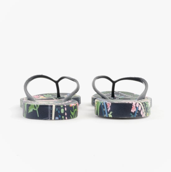 Joules Sunvale Womens Flip Flops Navy Mosaic Floral - Image 5