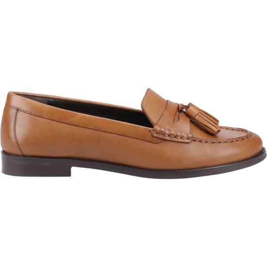 Hush Puppies Connie Leren Dames Tan Mocassins - Image 5