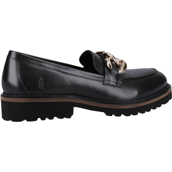 Hush Puppies Gianna Leren Dames Zwarte Instappers - Image 2