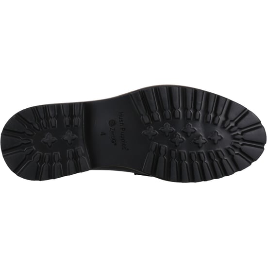 Hush Puppies Gianna Leren Dames Zwarte Instappers - Image 3