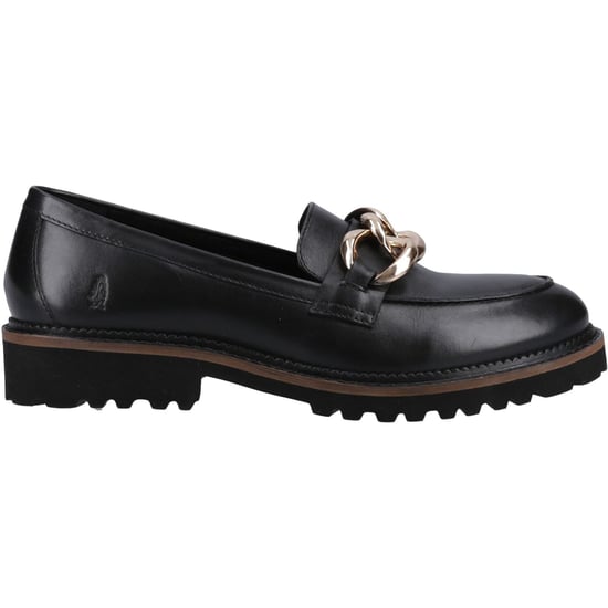 Hush Puppies Gianna Leren Dames Zwarte Instappers - Image 4