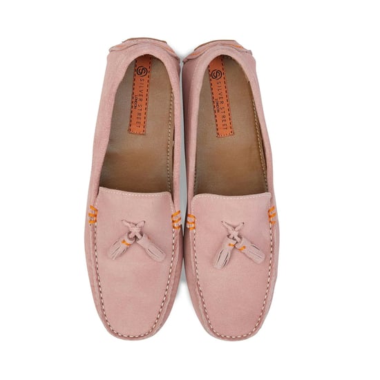 Silver Street London Jackson Mens Loafers Pink - Image 3