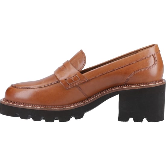 Hush Puppies Giavanna Leren Dames Tan Mocassins - Image 4