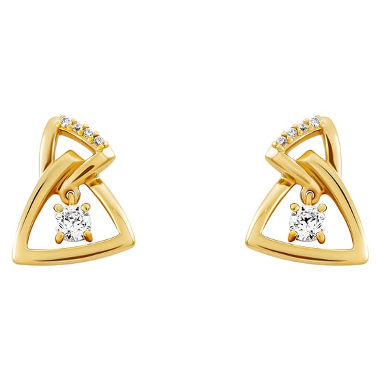 Orphelia 'Santorini' Dames 925 Sterling Zilveren Set: Ketting + Oorbellen + Ring - Gouden SET-7570/G - Image 5