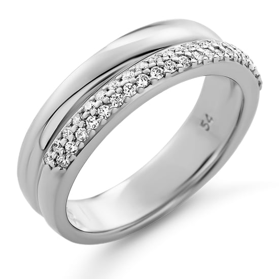 Orphelia 'Emily' Women's 925 Sterling Silver Set: Earrings + Ring - Silver SET-7581 - Image 3